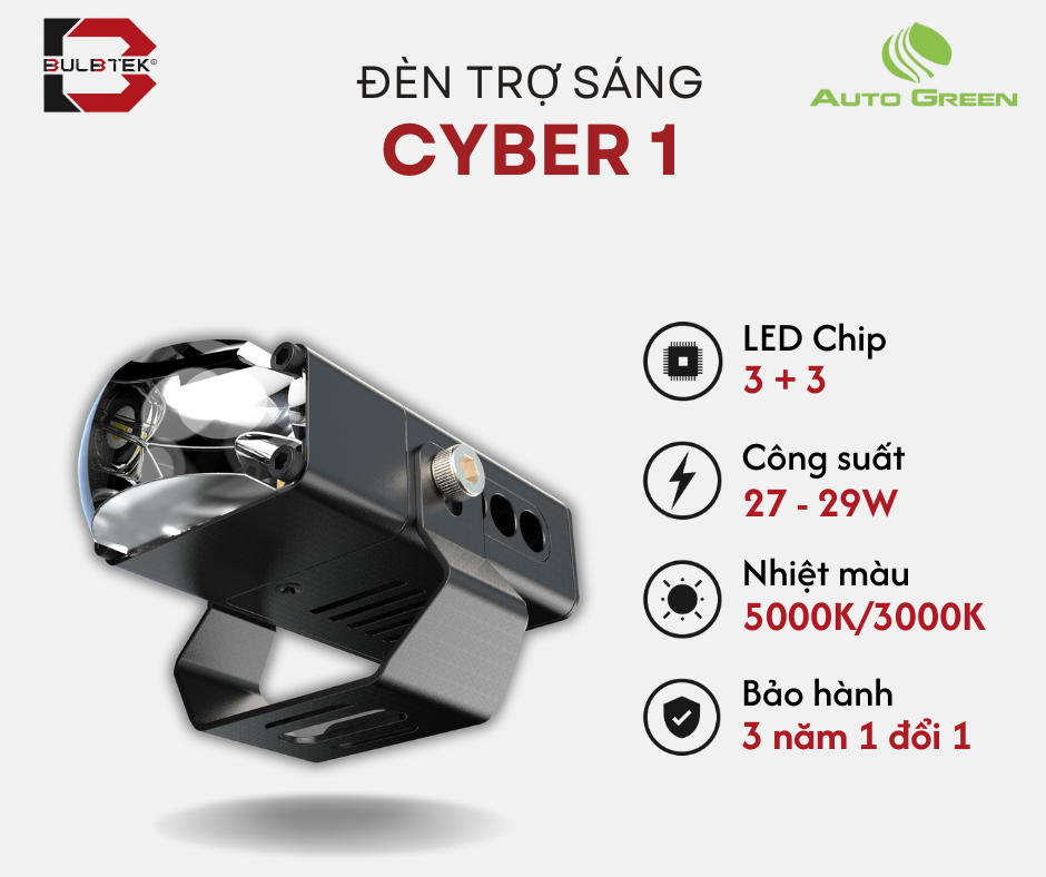ĐÈN TRỢ SÁNG CYBER 1 BULBTEK